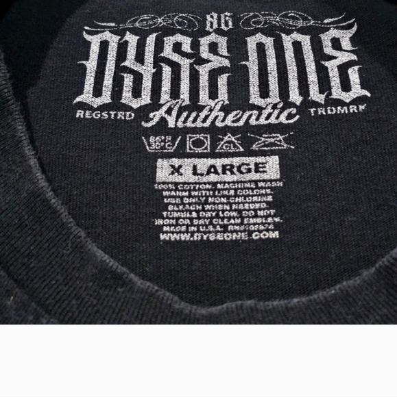 Dyse One Skull Tattoo Graphic T-shirt. "Stick To The Script" XL Unisex - Picture 5 of 7